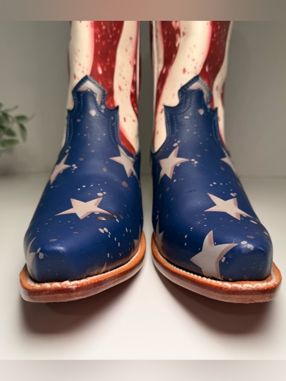 Twisted X Women's Steppin' Out Western Boots American Flag Snip Toe Size 10B USA - Picture 12 of 16
